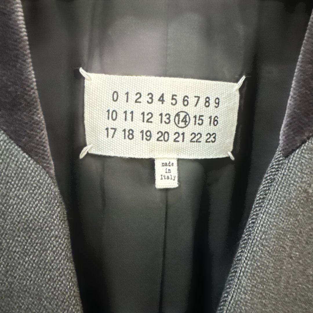 De　メゾンマルジェラ Maison Margiela ノーカラー コート