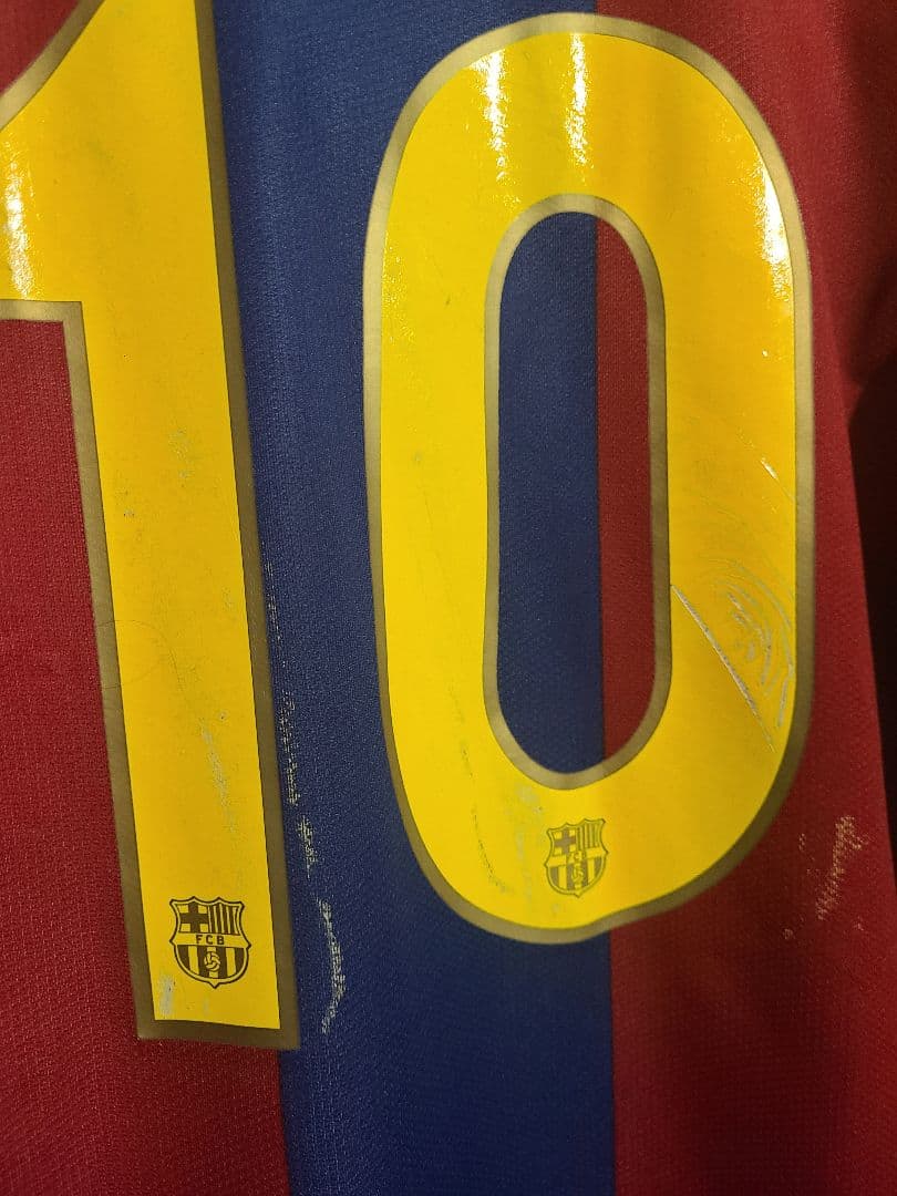 2007/2008 NIKE FCバルセロナ RONALDINHO 10 M