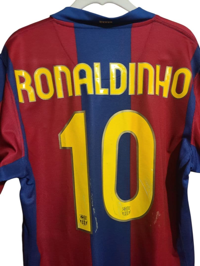 2007/2008 NIKE FCバルセロナ RONALDINHO 10 M