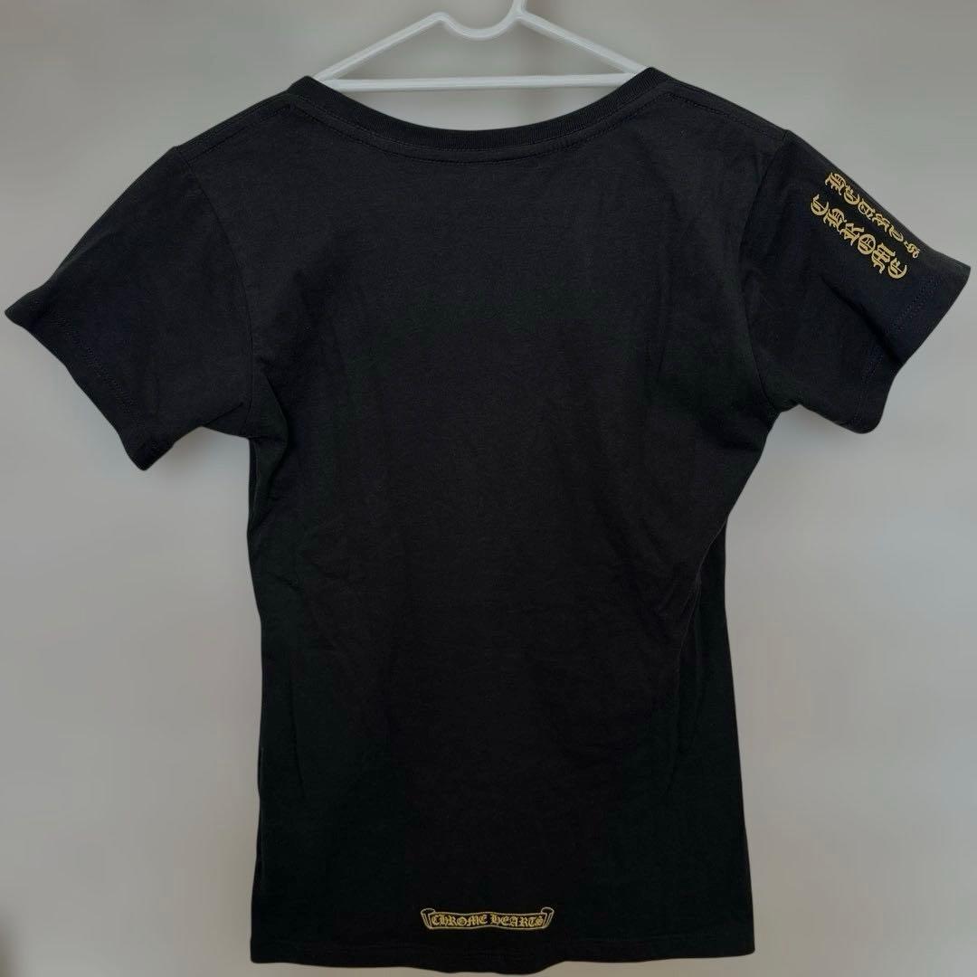 Chrome Hearts VネックTシャツ 黒　xs