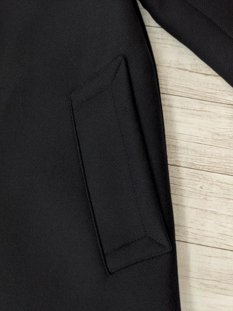 マッキントッシュ/チェスターコート肉厚滑らかウール/裏地ブランドロゴ刺繍/英国製