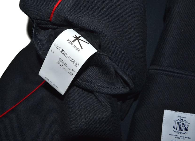 【新品】限定コラボ L 特価 ジェイプレス×カネマサフィル 金ボタン紺ブレザー