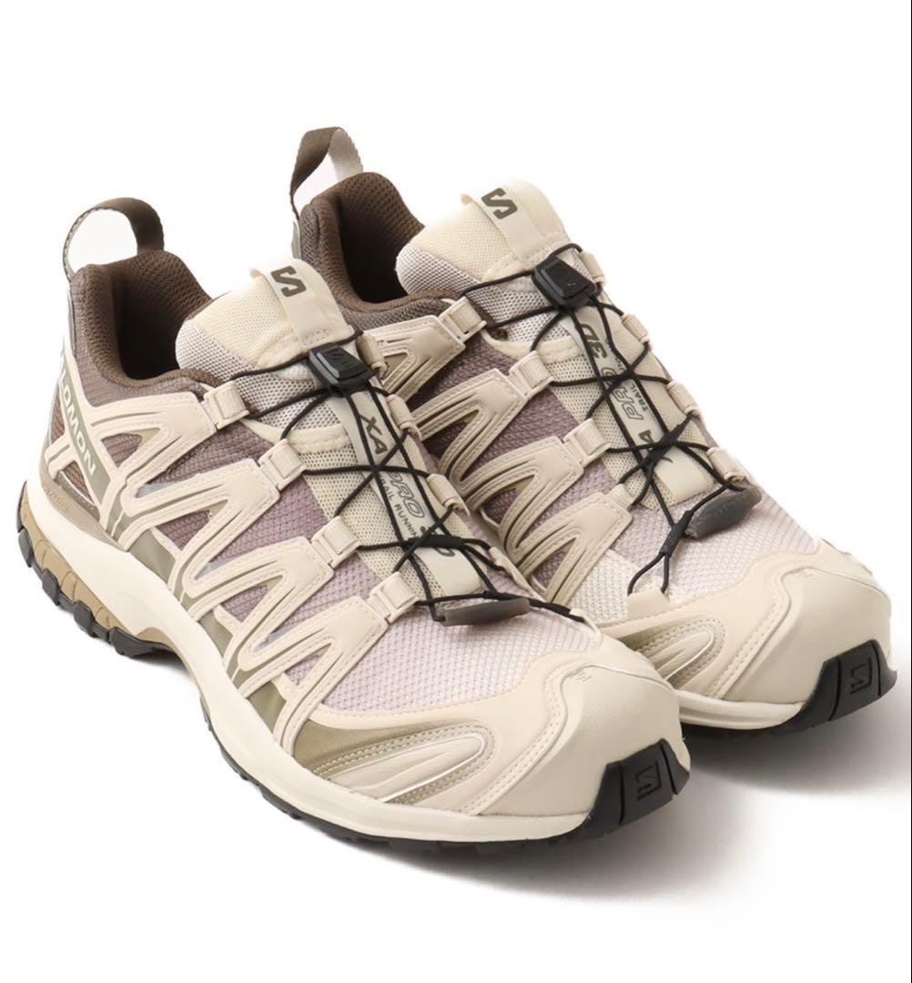 SALOMON XA PRO 3D ベージュ/ブラウン