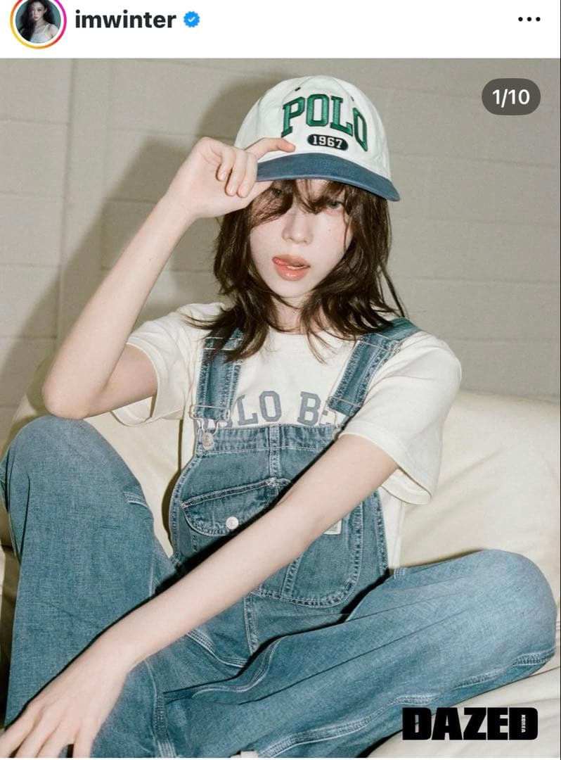 winter着用 オーバーオール