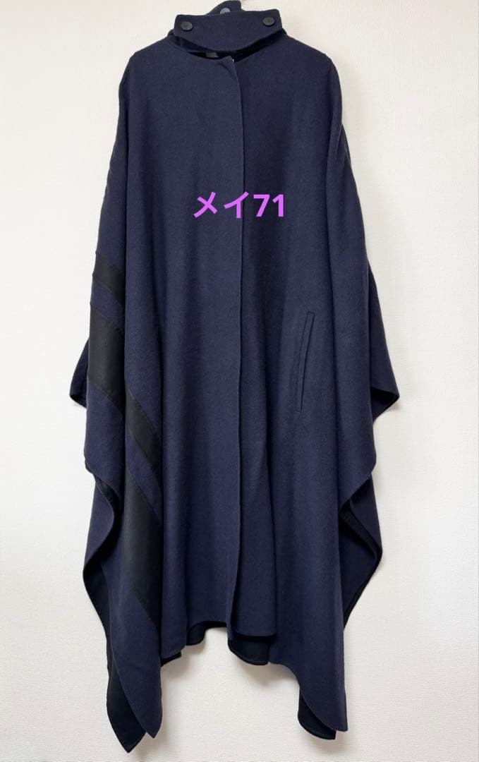 LE PHILウールサテンリバーコート