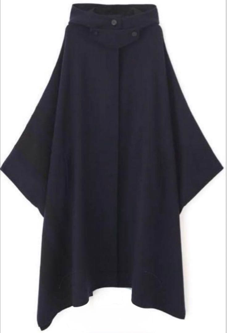 LE PHILウールサテンリバーコート