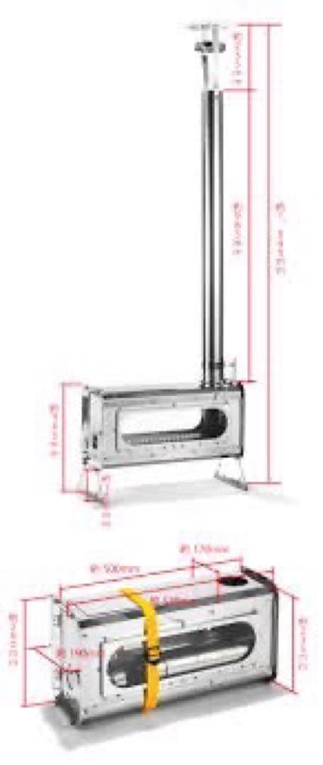 【新品未使用】fbストーブneo ホリデーロード　延長煙突＋バッグ付