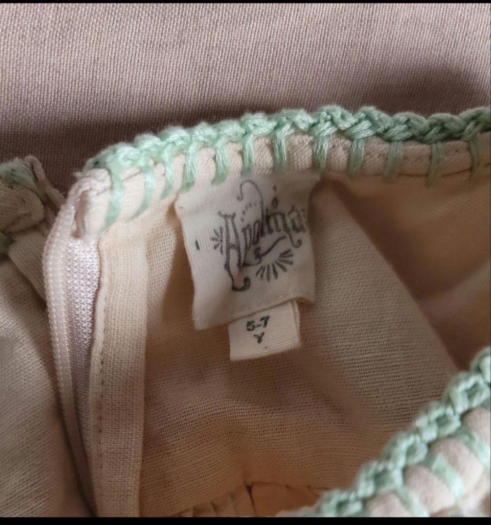 ワンピース Apolina dora dress milk 5-7y