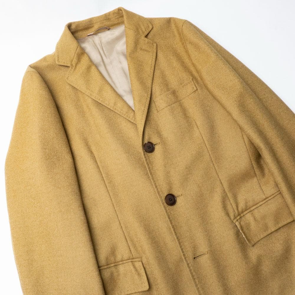 ロロピアーナ生地『アローズGLR』チェスターコート M メンズ 管理1214