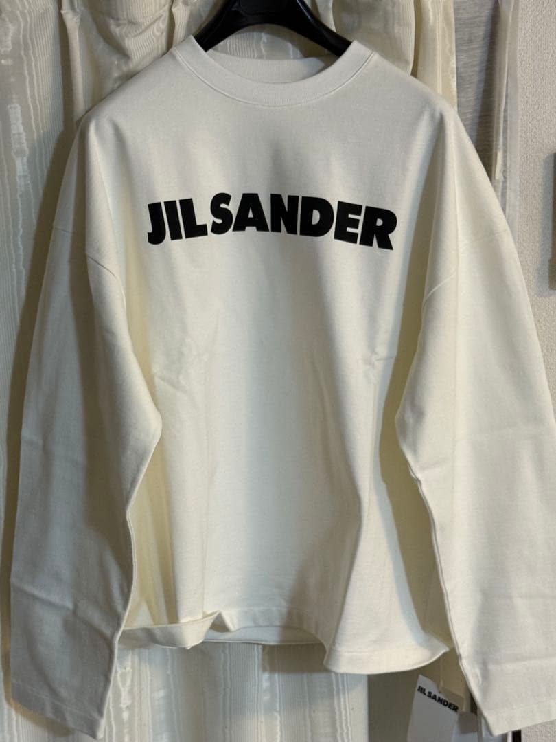 JIL SANDER ロゴ入り長袖ロンT XL