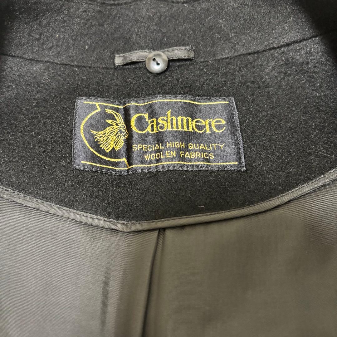 【美品】最高級 カシミヤ100% ロングコート　大きめ　13AR