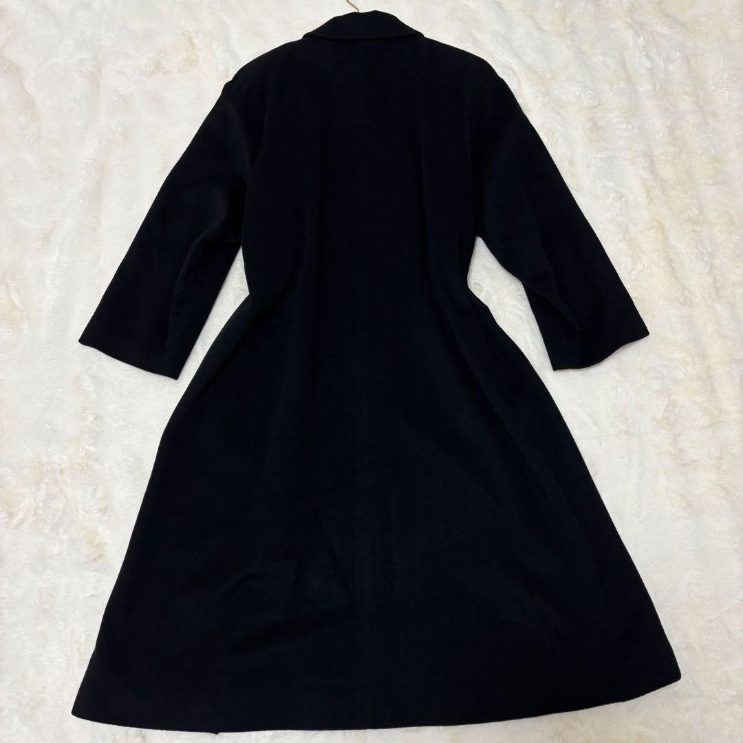 【美品】最高級 カシミヤ100% ロングコート　大きめ　13AR