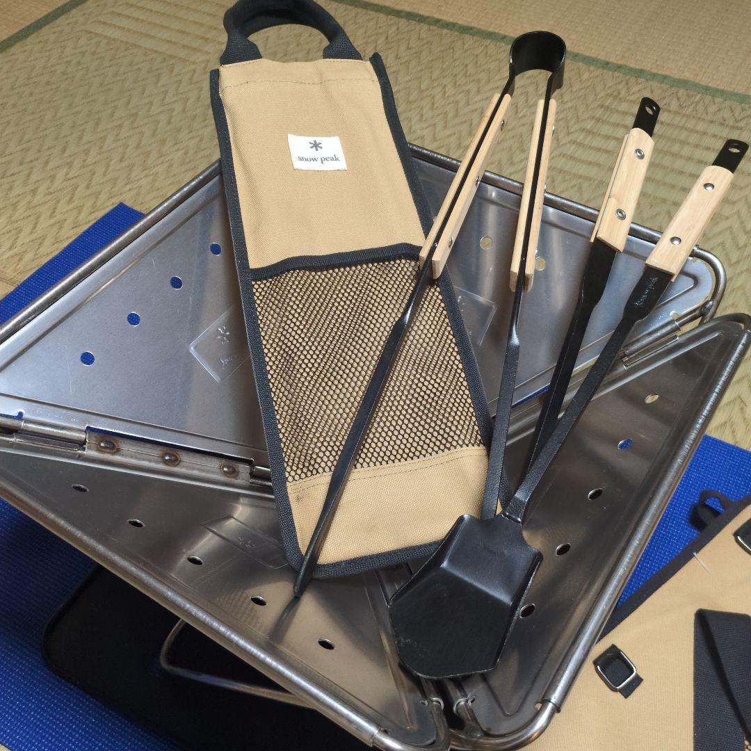 peak焚き火台Lスターターセット炭床なし＆焚き火ツールPro