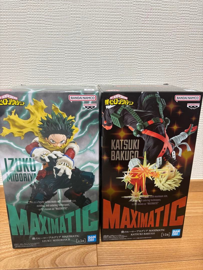 僕のヒーローアカデミア　MAXIMATIC　緑谷出久・爆豪勝己　2点セット