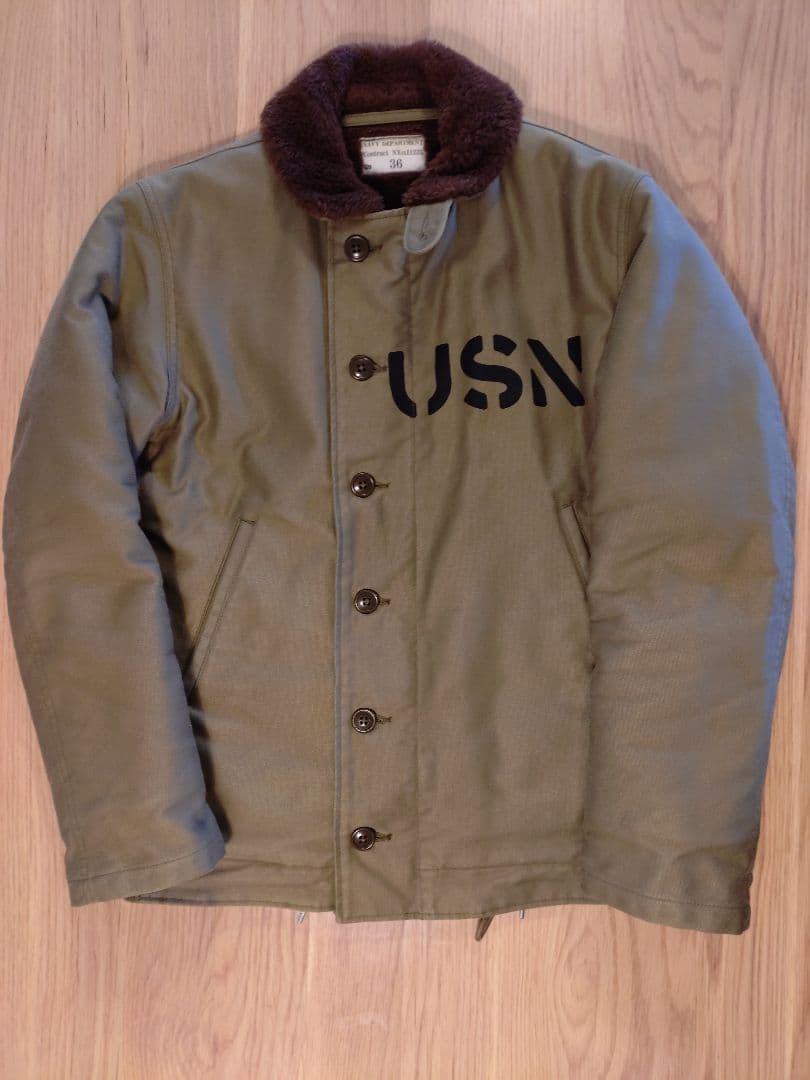 リアルマッコイズ N-1 デッキジャケット サイズ36