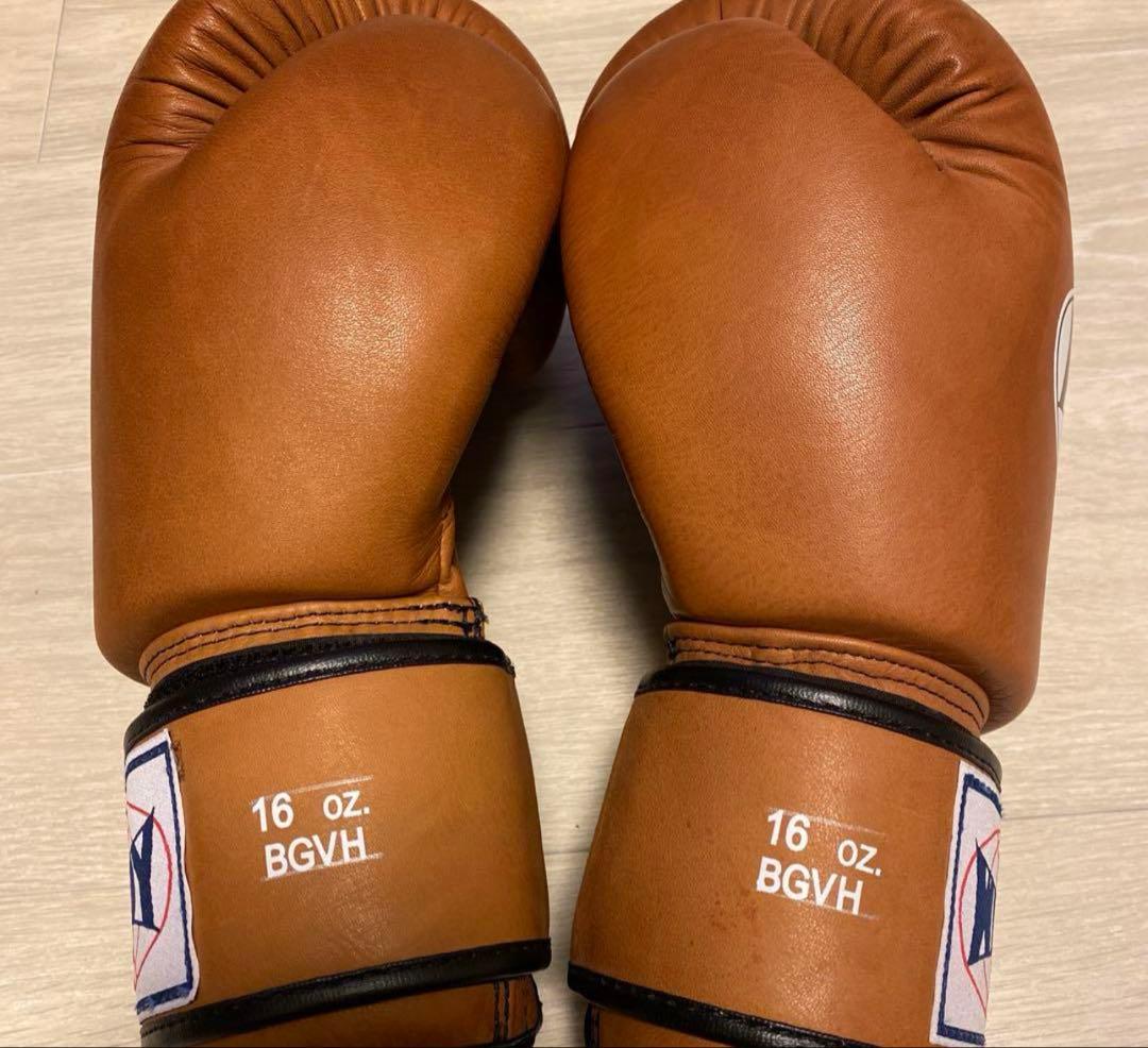 WINDY ボクシンググローブ ナチュラル 16oz