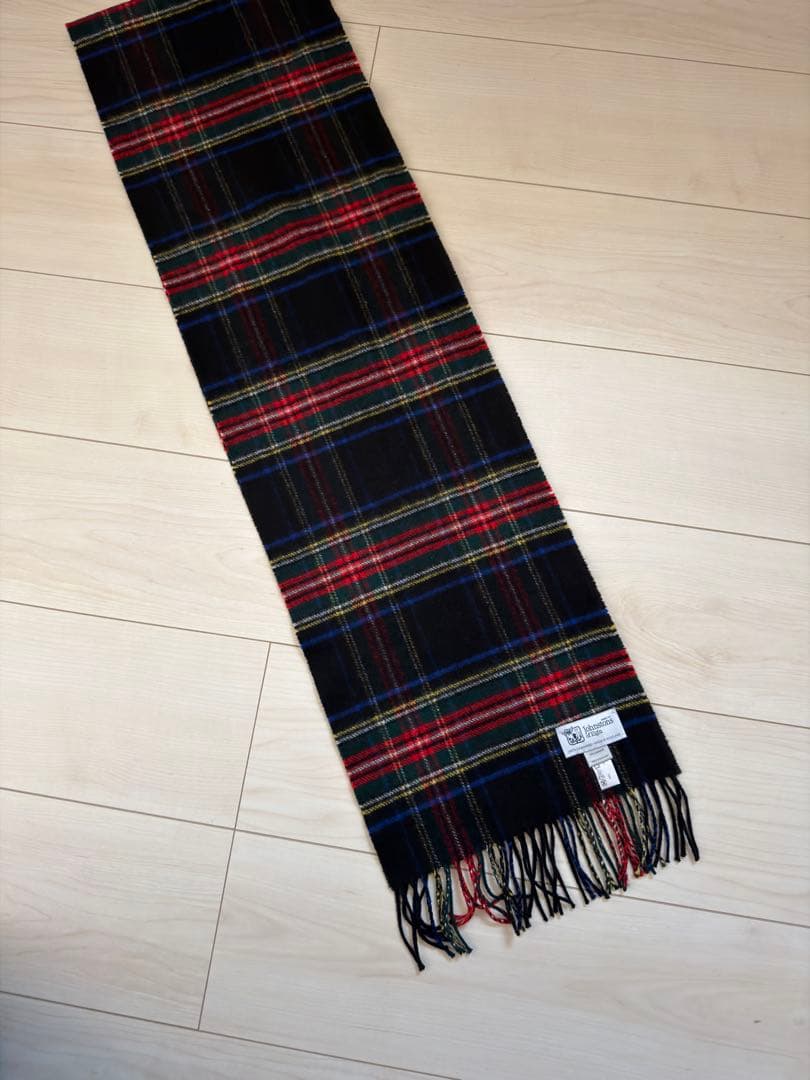 Johnstons of Elgin カシミヤ マフラー　小判
