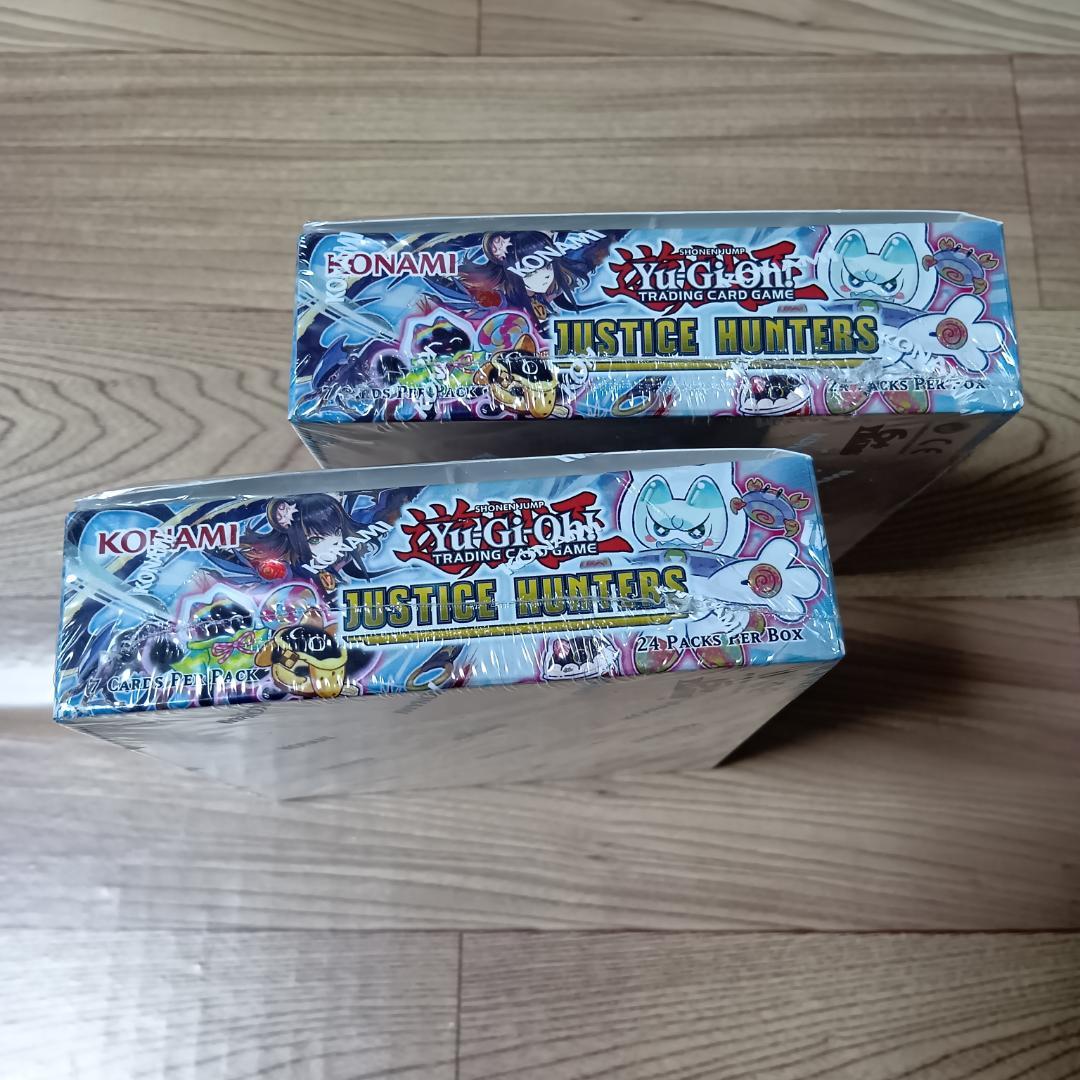 2BOXセット シュリンク付き 遊戯王 英語版 ジャスティス・ハンターズ 新品