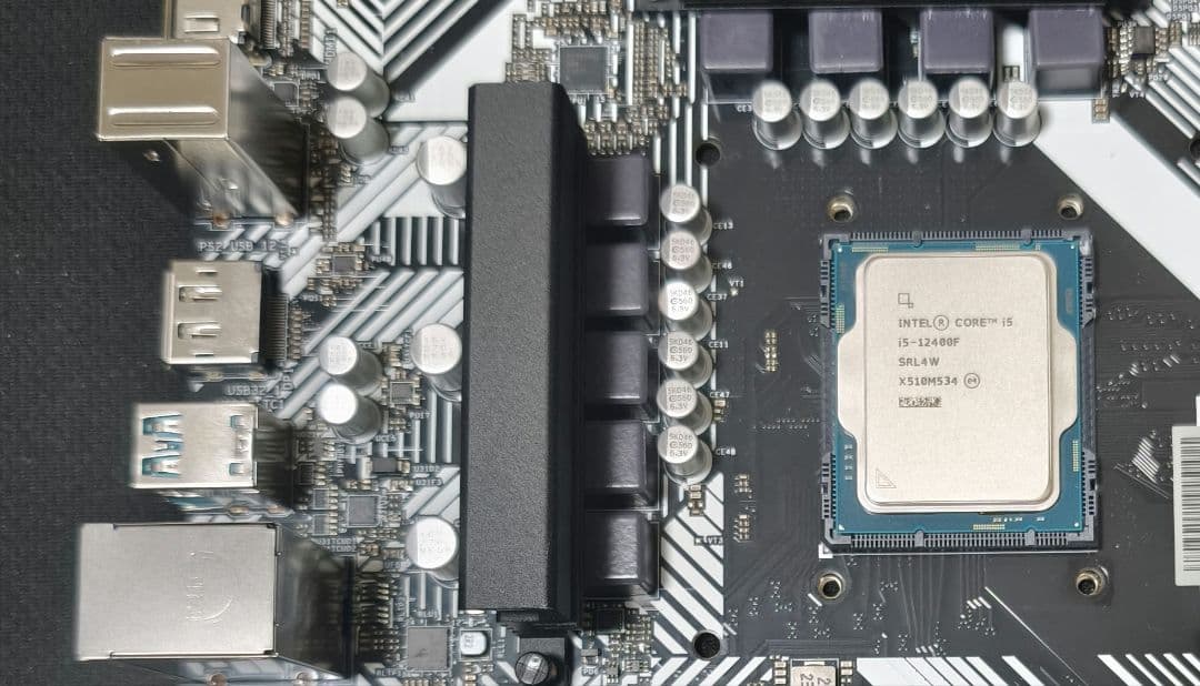 CORE i5 12400F、メモリ、マザー、M.2 SSD 1TB 4点セット