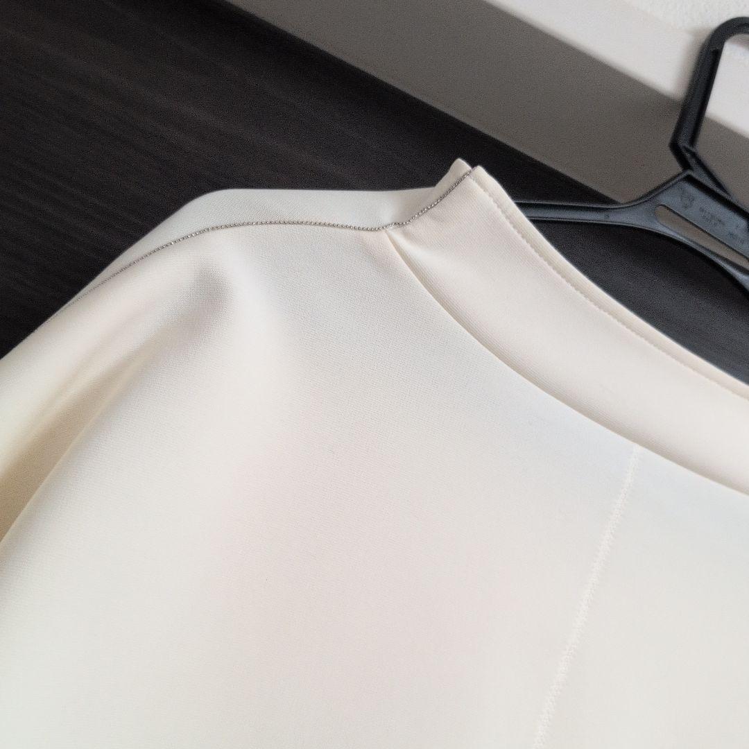 モラビトプルミエ サイドジッパー 長袖 トップス