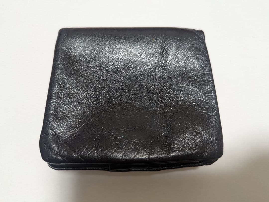 【美品】]ヨージヤマモト2つ折り財布がま口