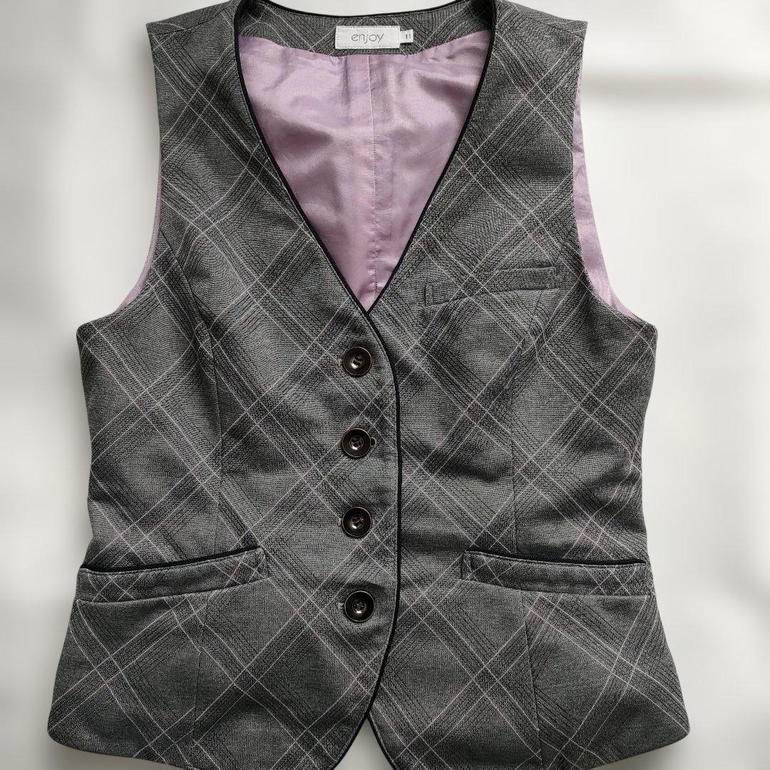 Enjoy制服11号ジャケット・ベスト・スカート2枚
