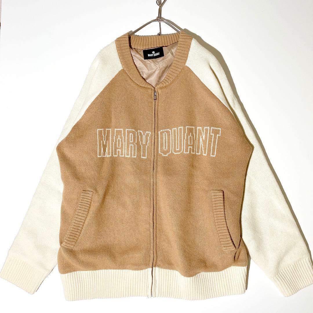 【極美品】MARY QUANT ニットスタジャン オーバーサイズ