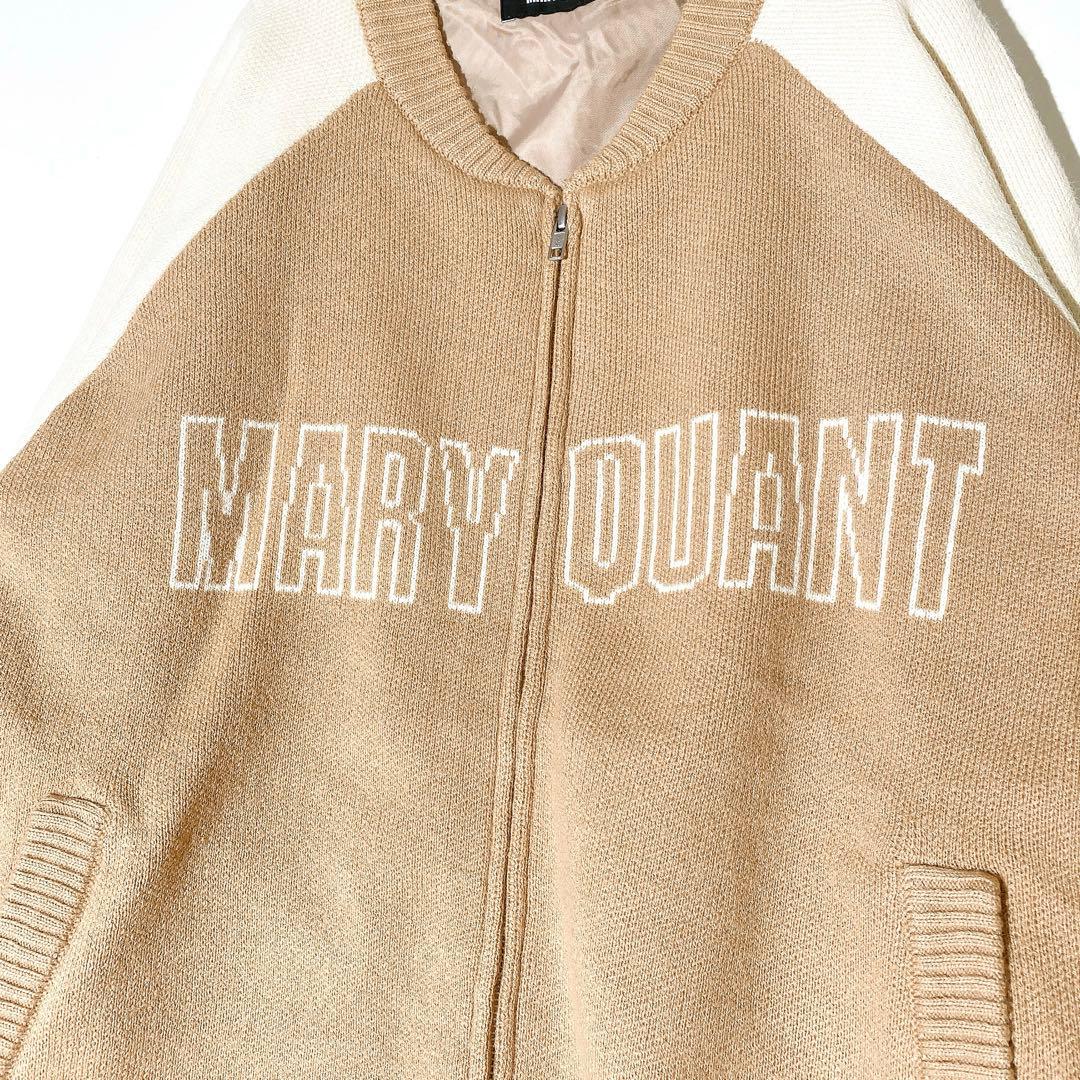 【極美品】MARY QUANT ニットスタジャン オーバーサイズ