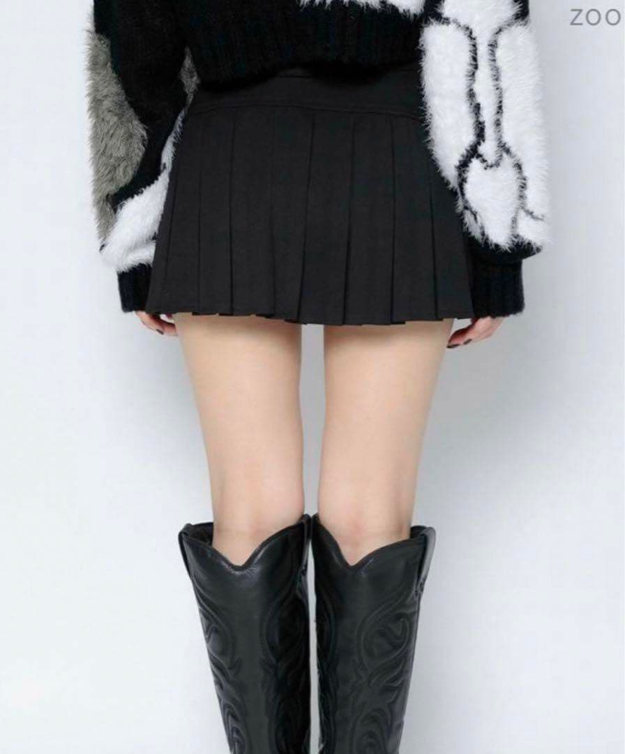 back pleats skirt メルトザレディ