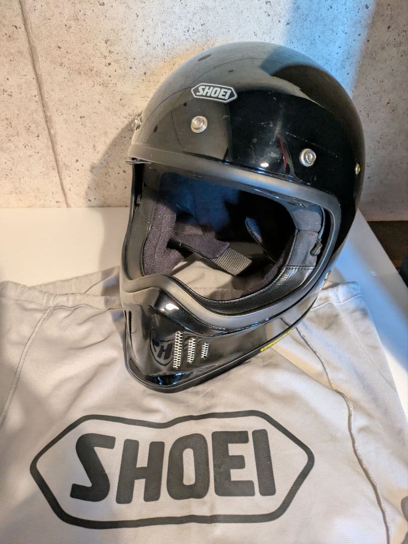 ⭐️〇ぇる⭐️【美品】EX-ZERO★SHOEIブラック　収納袋サービス！