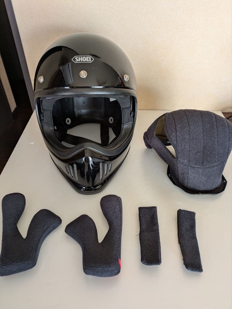 ⭐️〇ぇる⭐️【美品】EX-ZERO★SHOEIブラック　収納袋サービス！