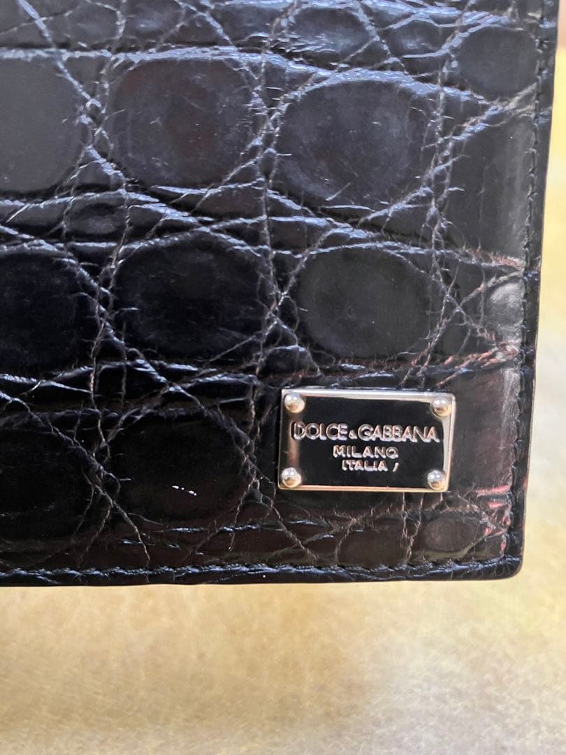 D&G: マネークリップ、カードケース、クロコ