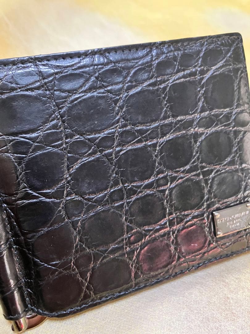 D&G: マネークリップ、カードケース、クロコ