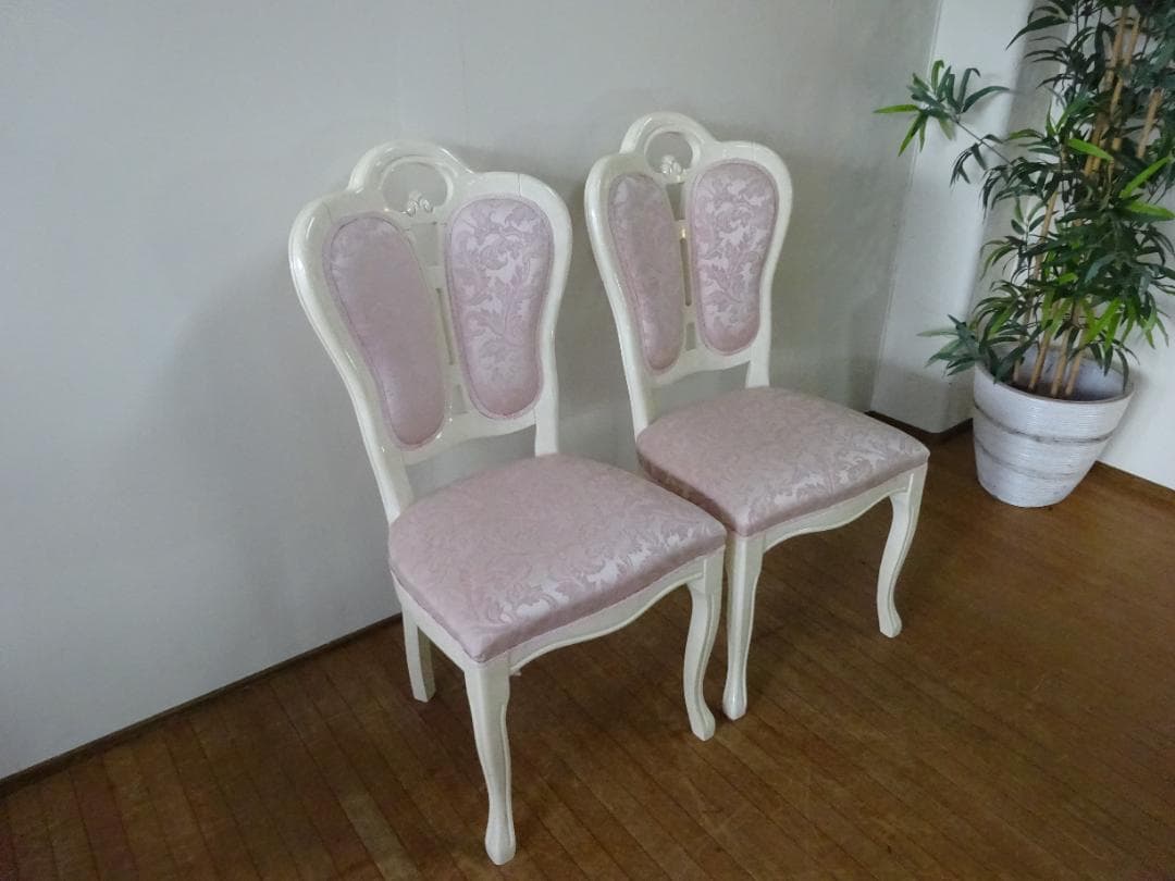 たかちゃん　サルタレッリモビリ　ダイニングチェア　2脚　イタリア　姫家具　美品