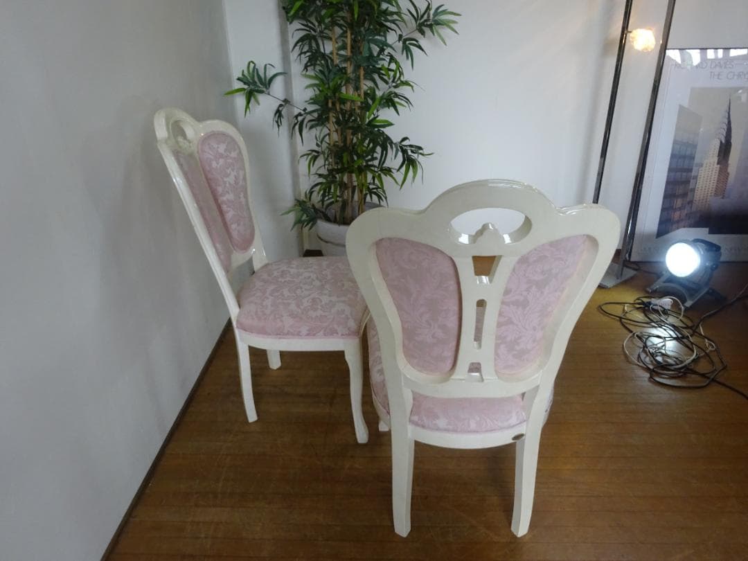 たかちゃん　サルタレッリモビリ　ダイニングチェア　2脚　イタリア　姫家具　美品