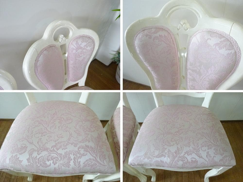 たかちゃん　サルタレッリモビリ　ダイニングチェア　2脚　イタリア　姫家具　美品