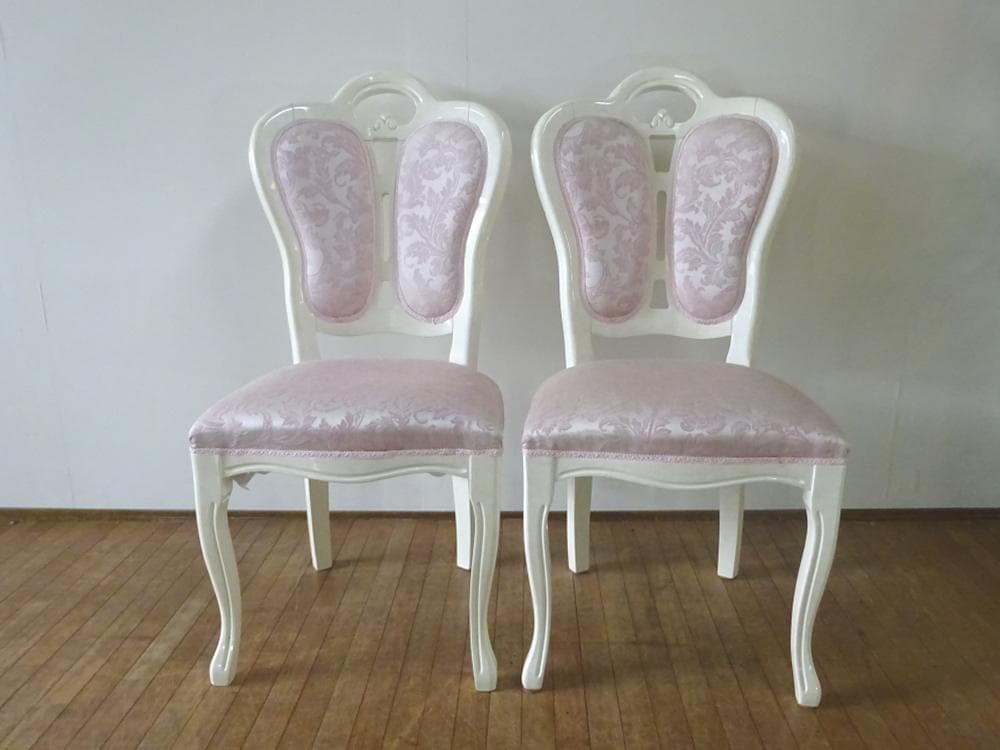 たかちゃん　サルタレッリモビリ　ダイニングチェア　2脚　イタリア　姫家具　美品