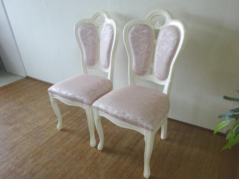 たかちゃん　サルタレッリモビリ　ダイニングチェア　2脚　イタリア　姫家具　美品