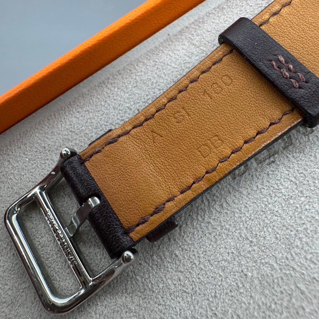 2378 Apple Watch エルメス　ボルドー　HERMES レザー
