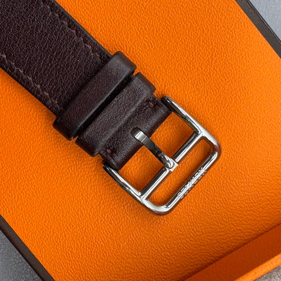 2378 Apple Watch エルメス　ボルドー　HERMES レザー