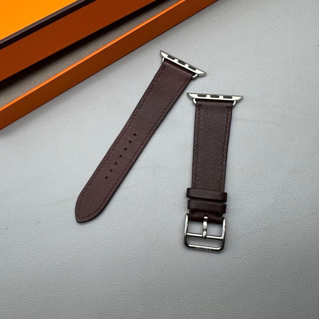 2378 Apple Watch エルメス　ボルドー　HERMES レザー