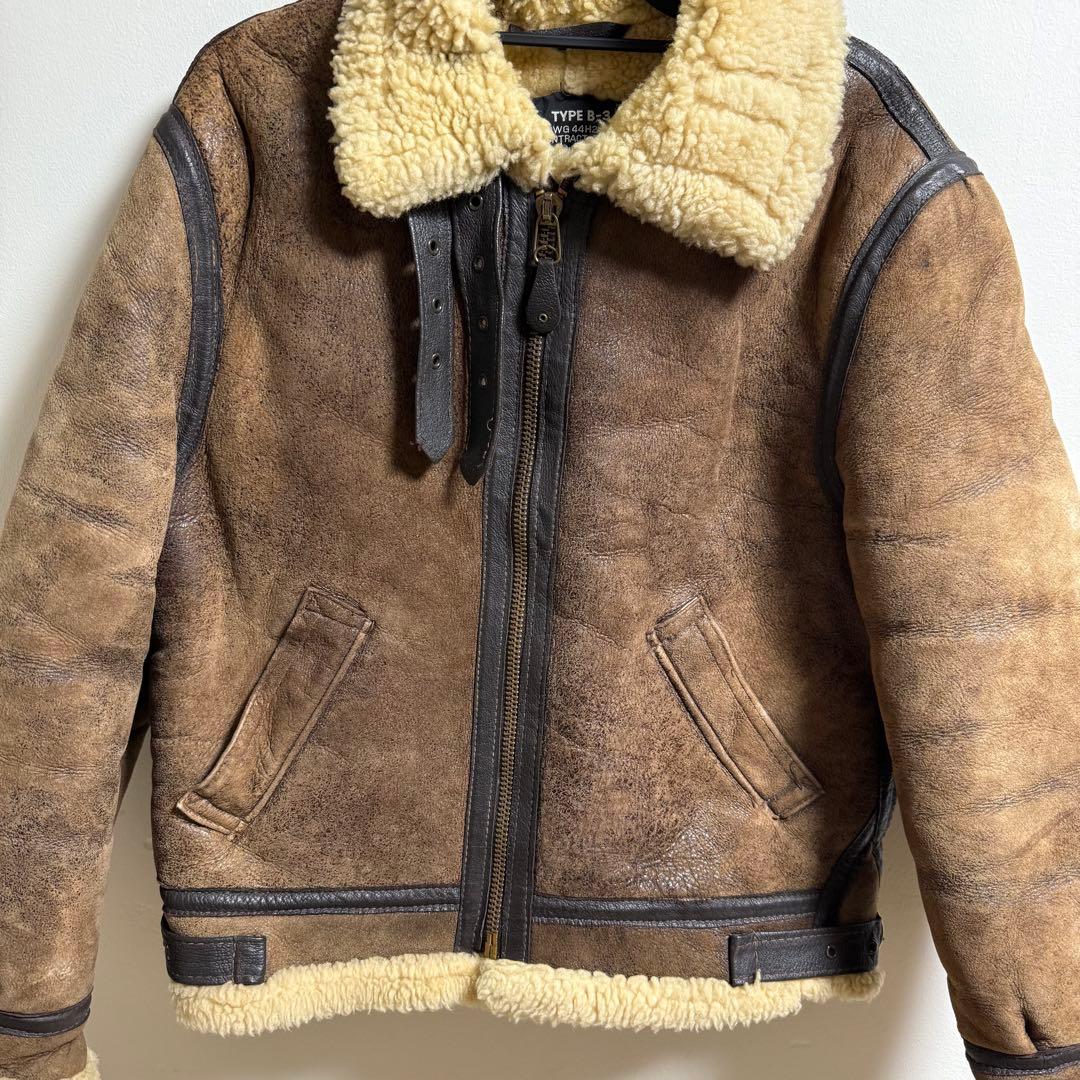 Schott B-3 フライトジャケット ムートンジャケット　サイズ40