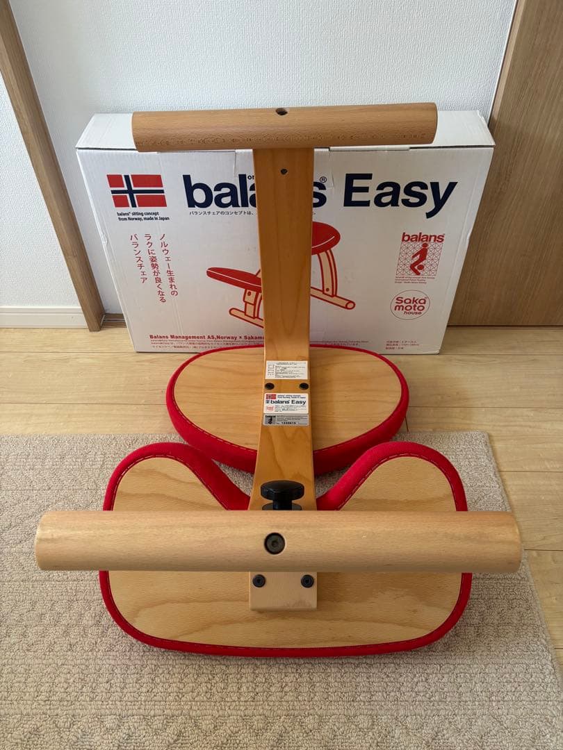 【美品】カバー付／箱付正規品 バランスチェア（サカモトハウス）バランスチェア