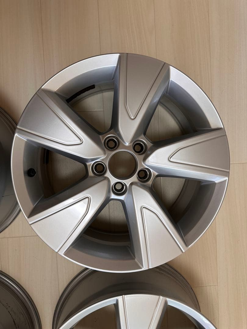 ボルボ純正17インチ シルバー 5スポークホイール 4個セット