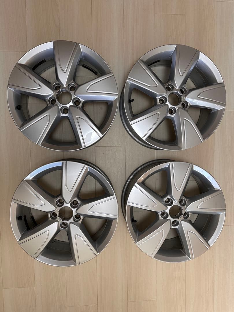 ボルボ純正17インチ シルバー 5スポークホイール 4個セット