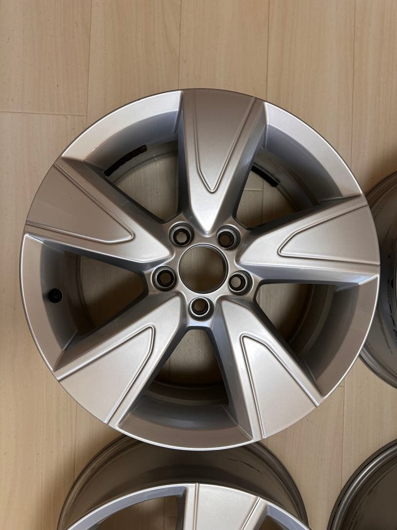 ボルボ純正17インチ シルバー 5スポークホイール 4個セット