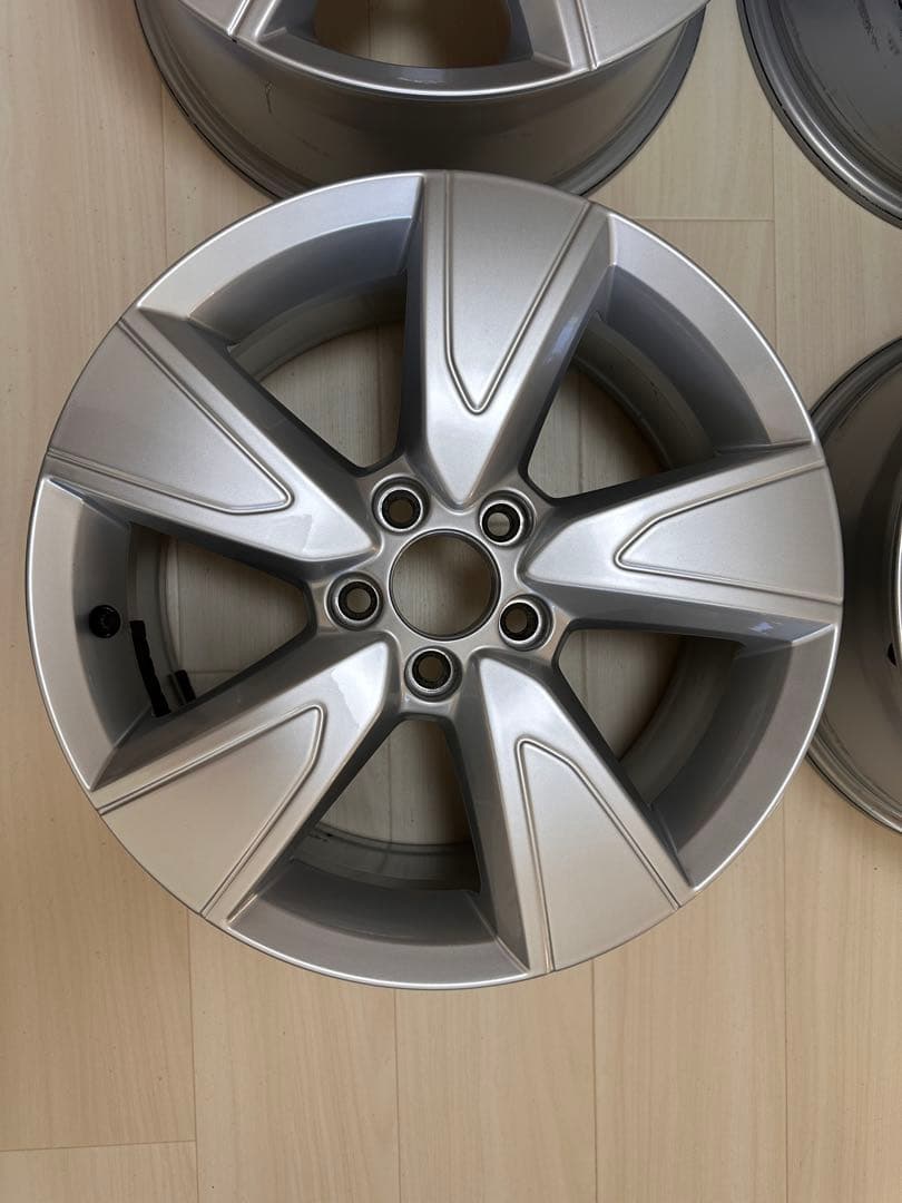 ボルボ純正17インチ シルバー 5スポークホイール 4個セット