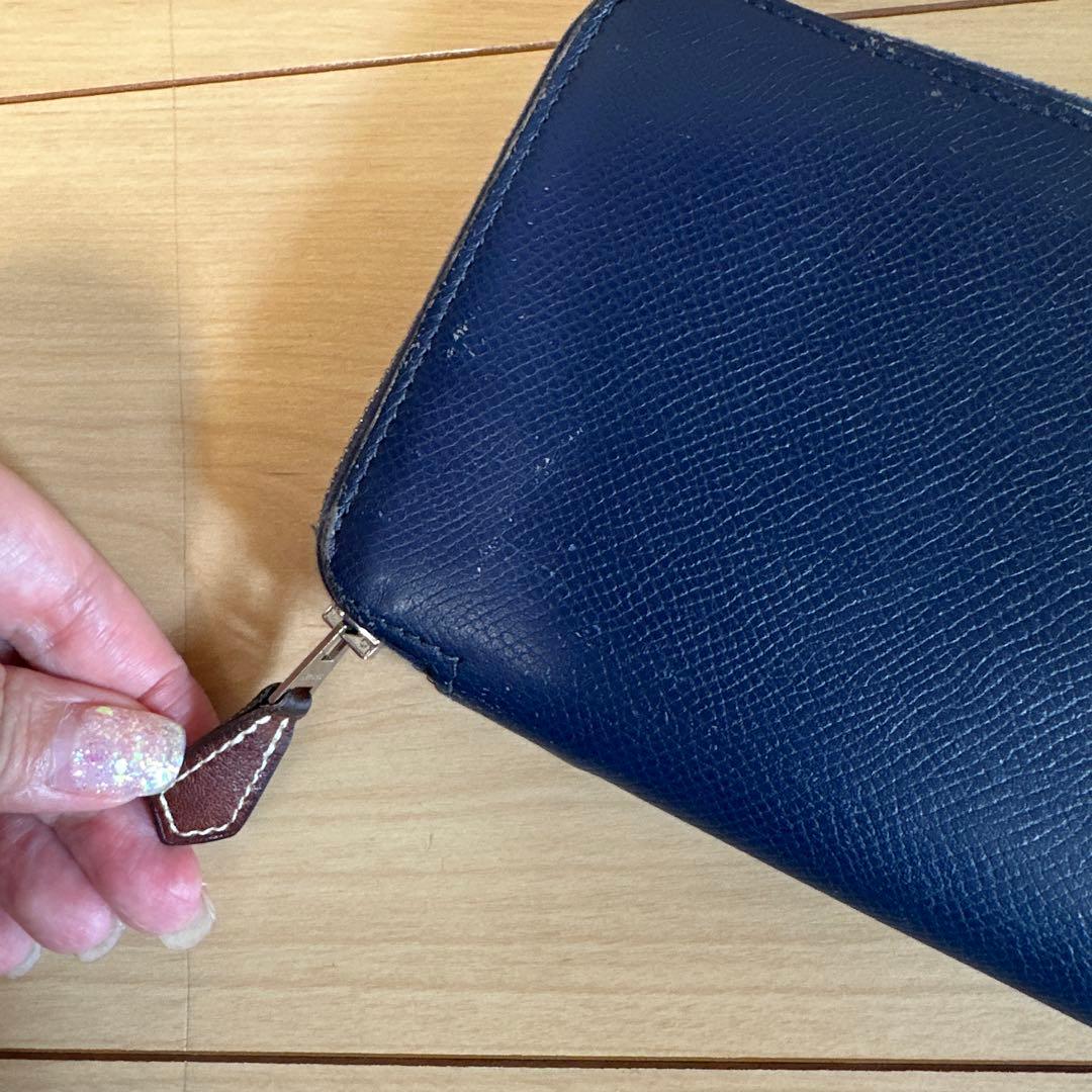 シルクイン　長財布　エルメス