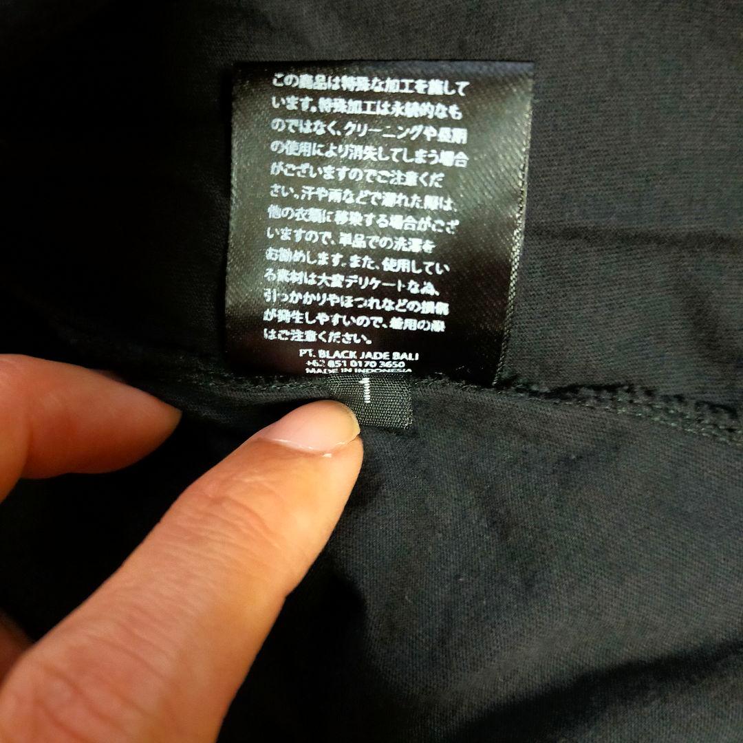 KMRii Black Shadow VネックTシャツ 変形デザイン