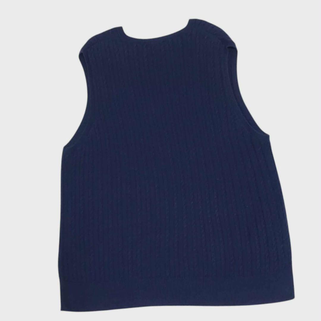 RALPH LAUREN　POLO GOLF　ケーブルニットベスト　アンゴラ混